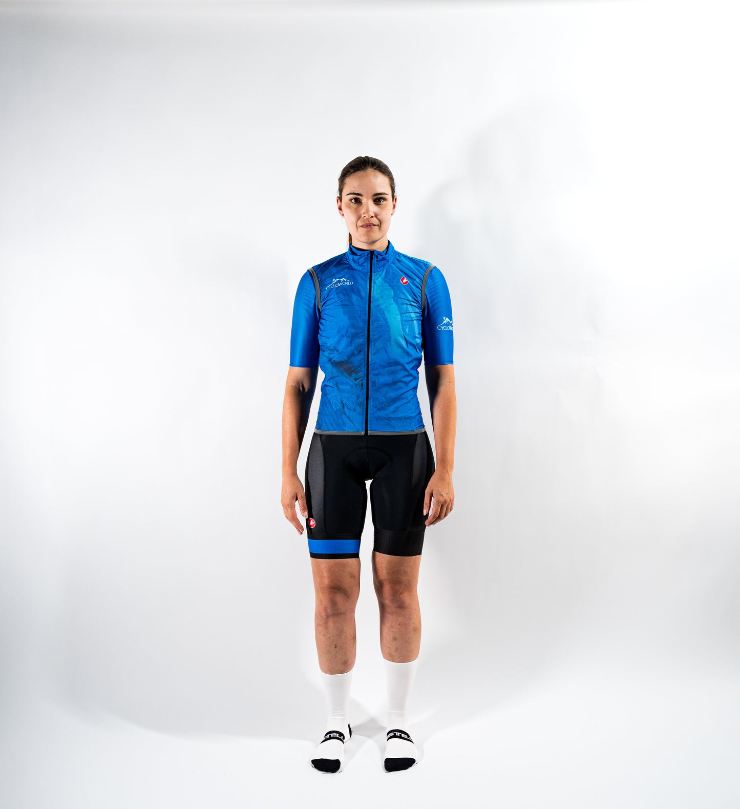 CycloWorld fanwear 2025 - Castelli Pro Light Wind Vest Azure Blue