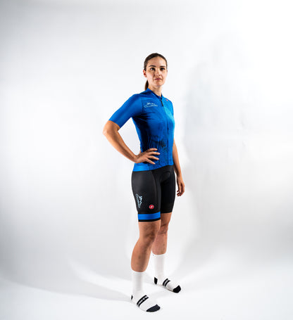 CycloWorld fanwear 2025 - Castelli Espresso Jersey Azure Blue