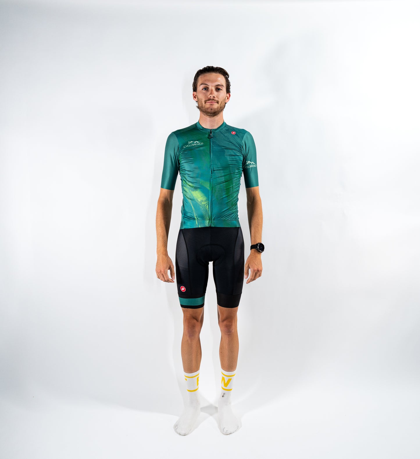 CycloWorld fanwear 2025 - Castelli Espresso Jersey British Racing Green