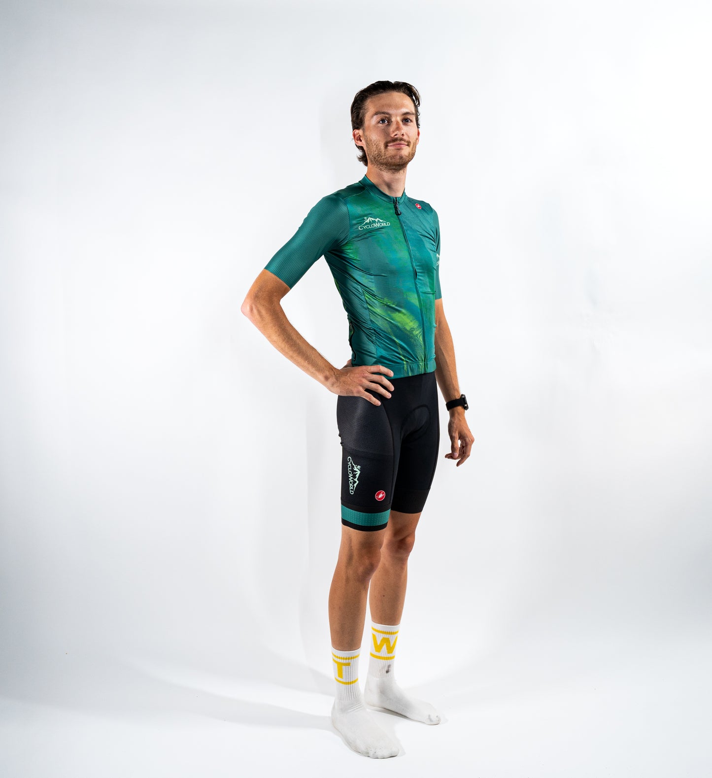 CycloWorld fanwear 2025 - Castelli Espresso Jersey British Racing Green